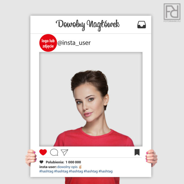 RAMKA SPOŁECZNOŚCIOWA a la INSTAGRAM (projekt w cenie)