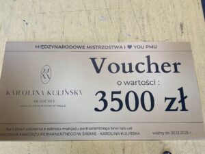voucher na targi nagroda dla uczestnika duży voucher
